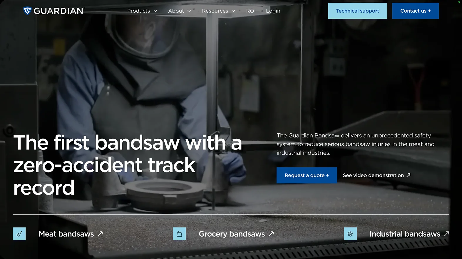 Guardian Bandsaw website